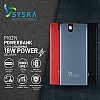 SYSKA Power Bank 10000mah Powerbank, Battery Bank, Quick Charging 18W P1029J Power Bank 