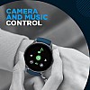 SYSKA SW200 Smart Watch 100+ Cloud & Customizable Watch Faces | Smart Notifications for Calls, SMS, Whatsapp|Battery Runtime-Upto 10 Days (Spectra Blue)