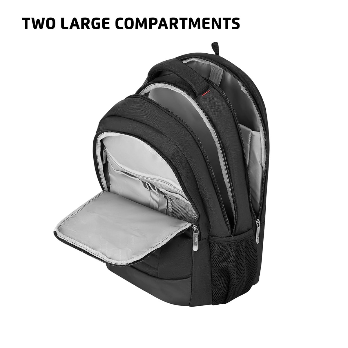 Safari 35L Formal Laptop Backpack with Raincover, 3 Compartments, Front Pocket, Smart Trolley Sleeve, Office Bag, College Backpack, Travel Bag, School Bag