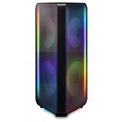 Samsung 160 W (MX-ST40B/XL) Sound Tower High Power Audio, Floor Standing Speaker, Bi-Directional Sound, Built-in Battery, IPX5 Water Resistant, Party Lights, Bluetooth Multi-Connection (Black)