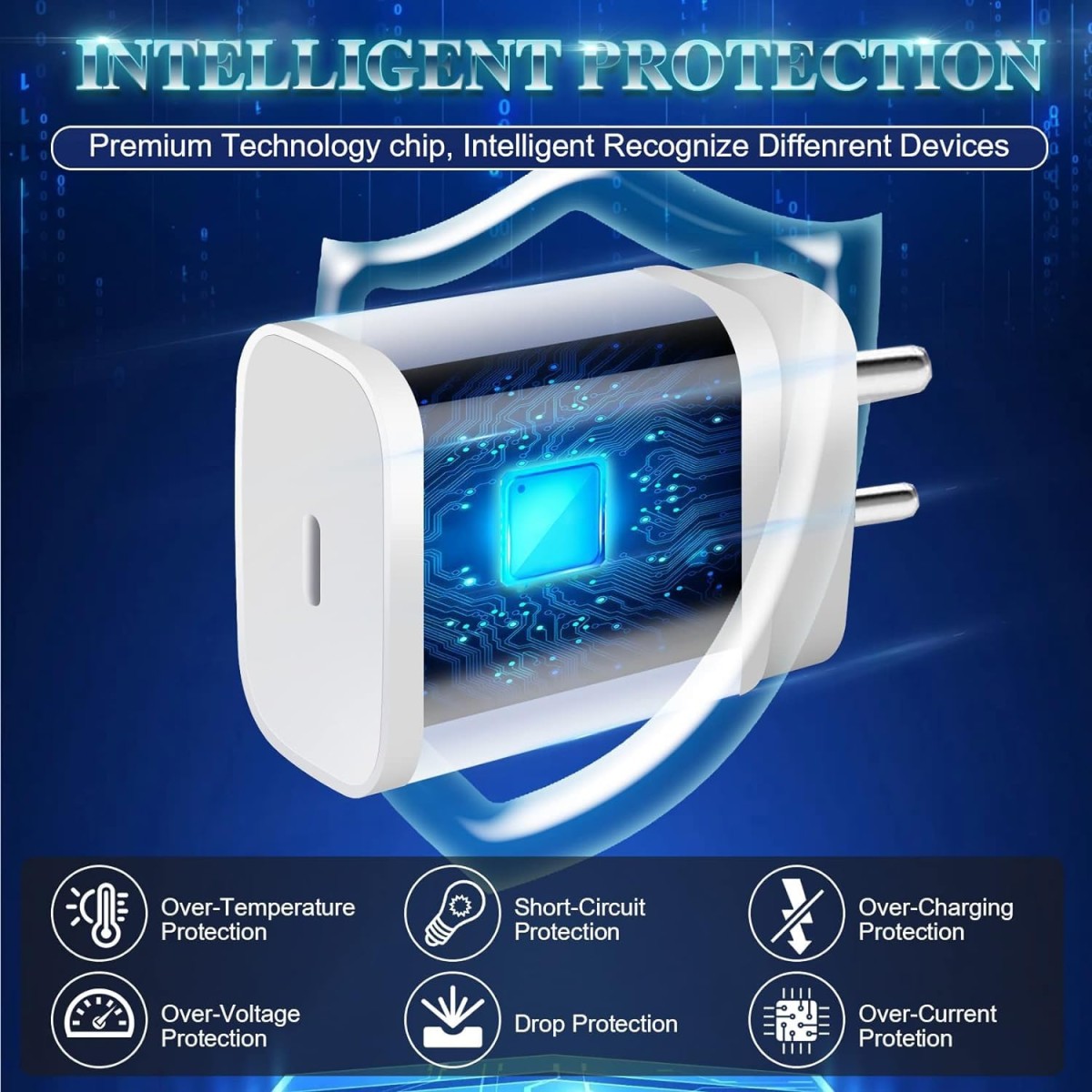 Samsung 25W Type-C Travel Adapter & USB C Cable Combo Mobile Charger Super Fast Charging Adaptor With PD Charging For Samsung Galaxy S24 Ultra White