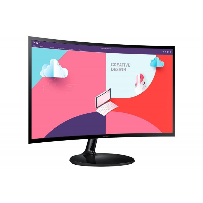 Samsung 27-Inch(68.5Cm) FHD, 1800R Curved 1,920 X 1,080 LCD Monitor, 75Hz, VA Panel, Slim Design, AMD Freesync, Flicker Free, HDMI, Audio Port (LS27C360EAWXXL, Black) Samsung 27-Inch(68.5Cm) FHD, 1800R Curved 1,920 X 1,080 LCD Monitor, 75Hz, VA Panel, Slim Design, AMD Freesync, Flicker Free, HDMI, Audio Port (LS27C360EAWXXL, Black)