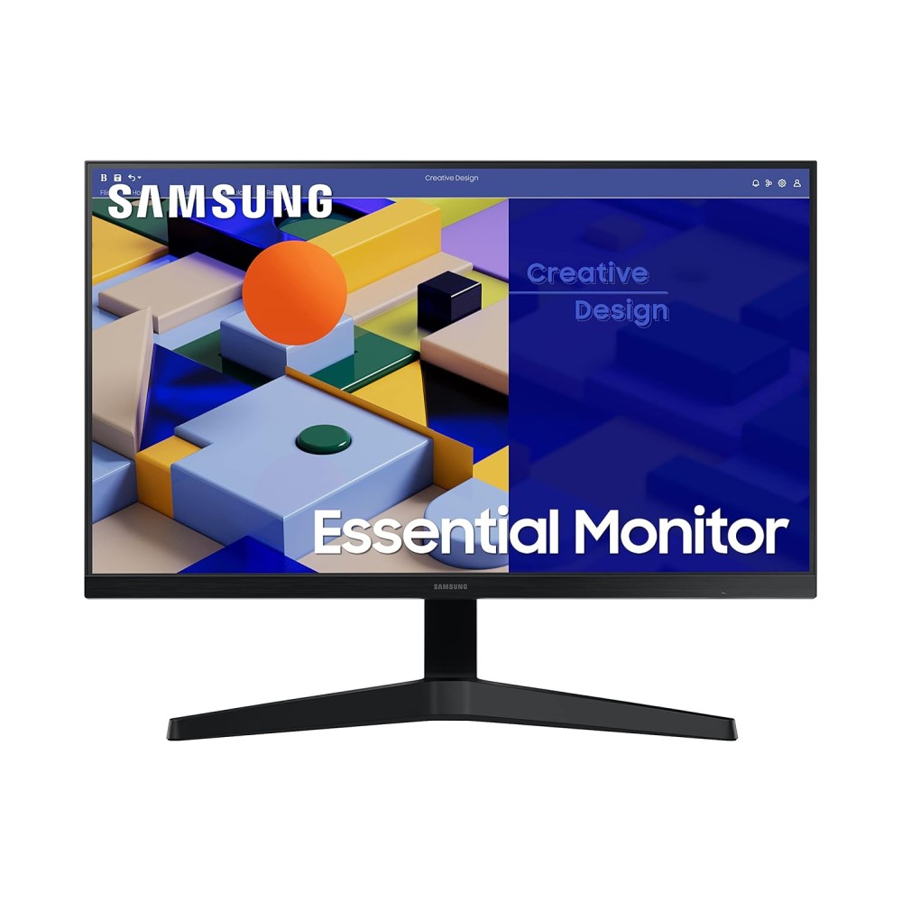 Samsung 27-inch(68.60cm) FHD 1,920 x 1,080 Monitor, IPS, 75 Hz, Bezel Less Design, AMD FreeSync, Flicker Free, HDMI, D-sub, (LS27C310EAWXXL, Black)