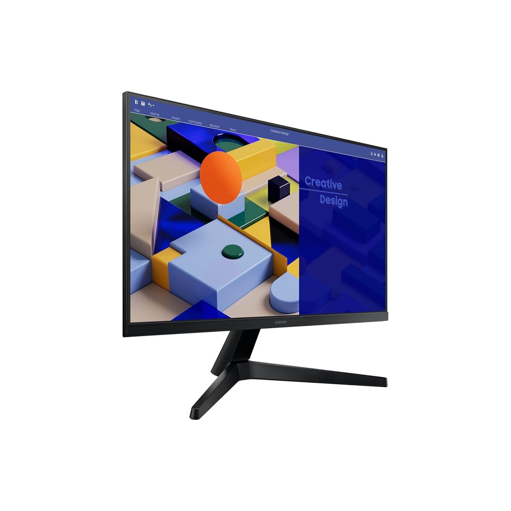 Samsung 27-inch(68.60cm) FHD 1,920 x 1,080 Monitor, IPS, 75 Hz, Bezel Less Design, AMD FreeSync, Flicker Free, HDMI, D-sub, (LS27C310EAWXXL, Black)