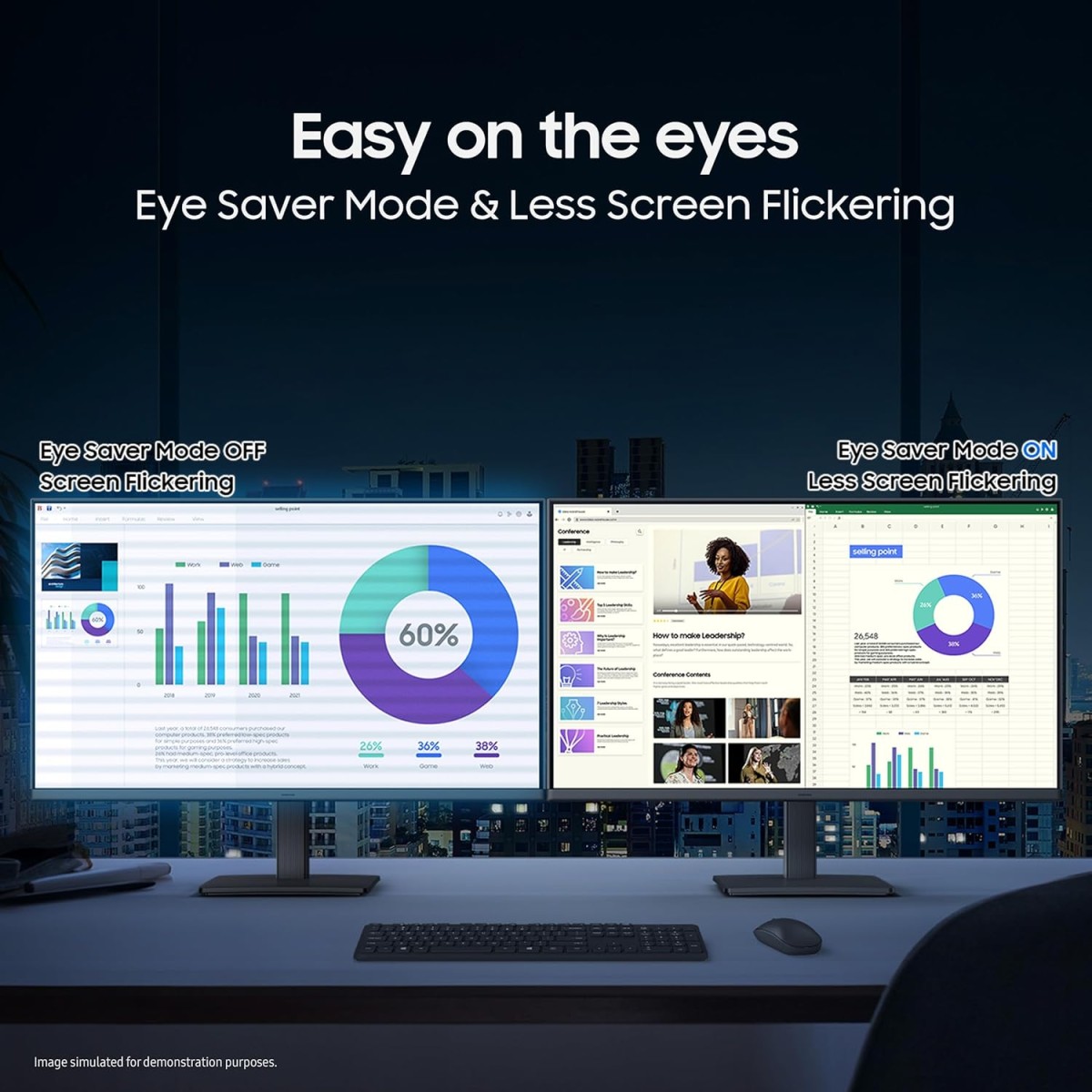 Samsung 27-inch(68.60cm) FHD 1,920 x 1,080 Monitor, IPS, 75 Hz, Bezel Less Design, AMD FreeSync, Flicker Free, HDMI, D-sub, (LS27C310EAWXXL, Black)