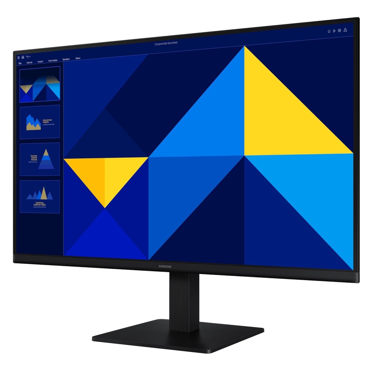 Samsung 27-inch(68.60cm) FHD 1,920 x 1,080 Monitor, IPS, 75 Hz, Bezel Less Design, AMD FreeSync, Flicker Free, HDMI, D-sub, (LS27C310EAWXXL, Black)