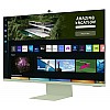 Samsung 32-Inch(80Cm) 3840 X 2160 Pixels M8 4K UHD Smart Monitor, Wireless Webcam, Type-C, Smart TV apps, TV Plus, Office 365, Dex, Apple Airplay, BT, IOT, Speakers, Remote 