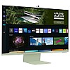 Samsung 32-Inch(80Cm) 3840 X 2160 Pixels M8 4K UHD Smart Monitor, Wireless Webcam, Type-C, Smart TV apps, TV Plus, Office 365, Dex, Apple Airplay, BT, IOT, Speakers, Remote 