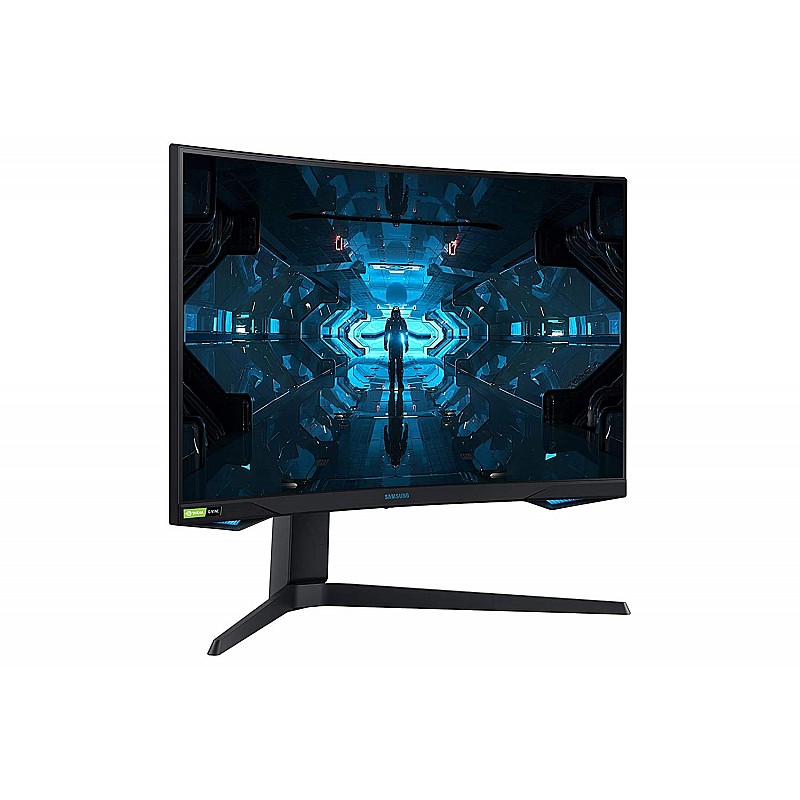 Samsung 32-inch(80cm) Odyssey G7 Gaming, 240 Hz, 1ms, 2K, Curved Monitor, HAS, WQHD, QLED, HDR600, G-Sync Compatible, 2560 x 1440 Pixels (LC32G75TQSWXXL)