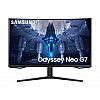 Samsung 32-inch(80cm) Odyssey G7 Gaming, 240 Hz, 1ms, 2K, Curved Monitor, HAS, WQHD, QLED, HDR600, G-Sync Compatible, 2560 x 1440 Pixels (LC32G75TQSWXXL)