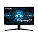 Samsung 32-inch(80cm) Odyssey G7 Gaming, 240 Hz, 1ms, 2K, Curved Monitor, HAS, WQHD, QLED, HDR600, G-Sync Compatible, 2560 x 1440 Pixels (LC32G75TQSWXXL)