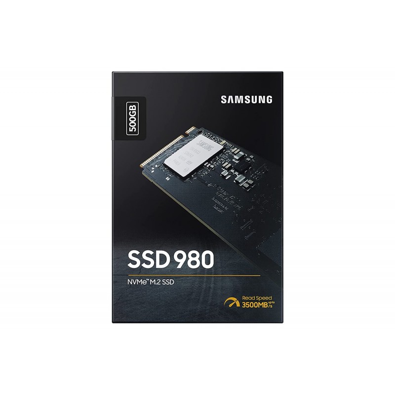 Samsung 980 500GB Up to 3,500 MB/s PCIe 3.0 NVMe M.2 (2280) Internal Solid State Drive (SSD) (MZ-V8V500)