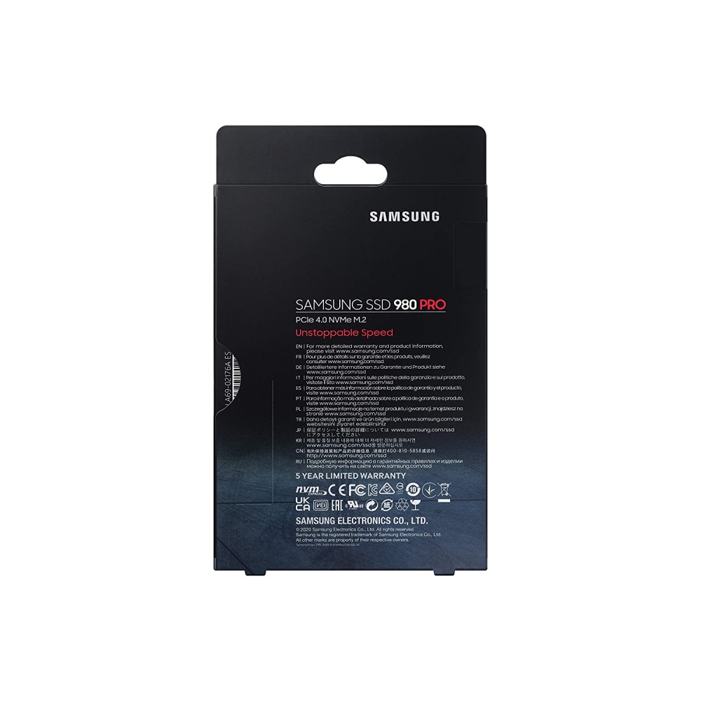 Samsung 980 500GB Up to 3,500 MB/s PCIe 3.0 NVMe M.2 (2280) Internal Solid State Drive (SSD) (MZ-V8V500)