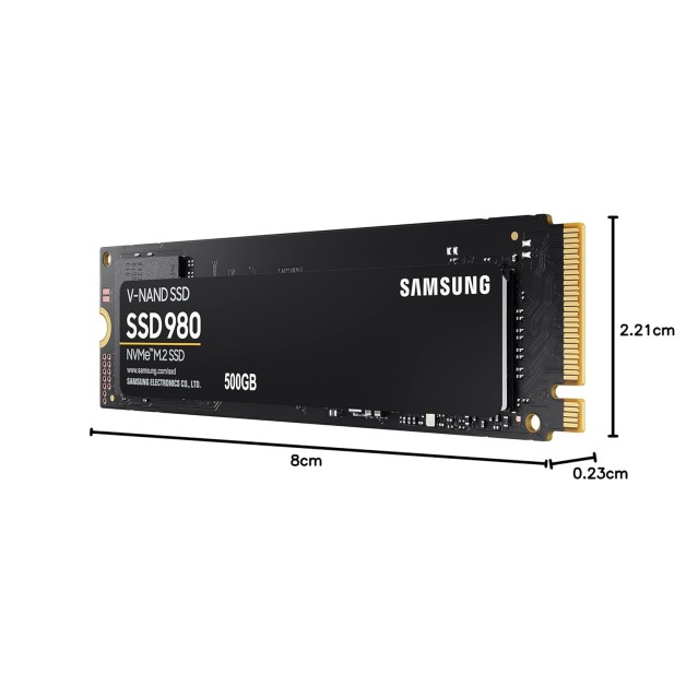 Samsung 980 SSD 1TB PCle 3.0x4, NVMe M.2 2280, Internal Solid State Drive, Storage for PC, Laptops, Gaming and More, HMB Technology, Intelligent Turbowrite, Speeds of up-to 3,500MB/s, MZ-V8V1T0B Samsung 980 SSD 1TB PCle 3.0x4, NVMe M.2 2280, Internal Solid State Drive, Storage for PC, Laptops, Gaming and More, HMB Technology, Intelligent Turbowrite, Speeds of up-to 3,500MB/s, MZ-V8V1T0B