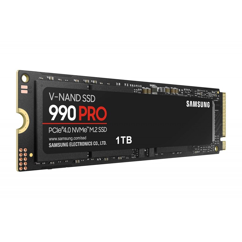 Samsung 990 PRO SSD 1TB PCIe 4.0 M.2 Internal Solid State Drive, Fastest Speed for Gaming, Heat Control, Direct Storage and Memory Expansion for Video Editing, Heavy Graphics, MZ-V9P1T0B