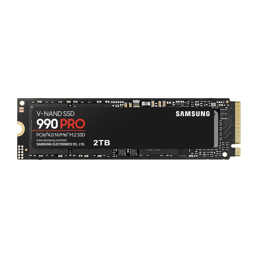 Samsung 990 PRO SSD 2TB PCIe 4.0 M.2 Internal SSD, Seq. Read Speeds Up to 7,450 MB/s for High End Computing, Gaming, Video Editing and Heavy Duty Workstations, MZ-V9P2T0BW