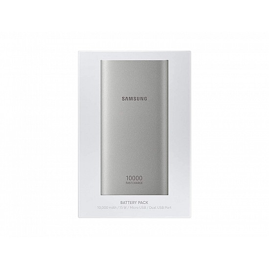 Samsung EB-P1100BSNGIN 10000mAH Lithium Ion Power Bank (Silver)