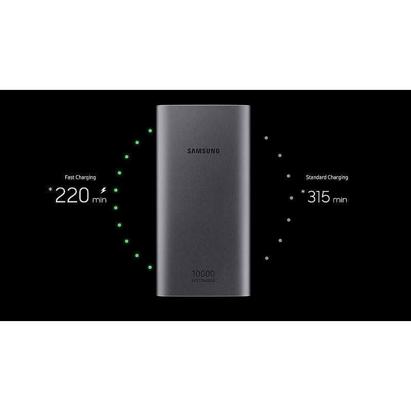 Samsung EB-P1100BSNGIN 10000mAH Lithium Ion Power Bank (Silver)