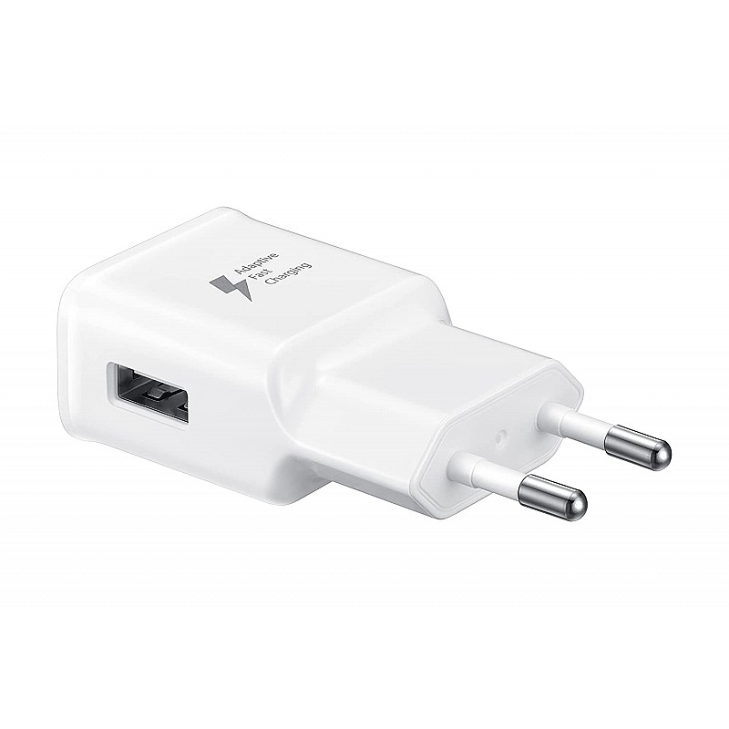 Samsung Ep-Ta20Iwecgin 15 W Single Port Fast Charger for Cellular Phones with USB Type C Cable - White