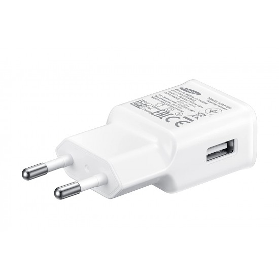 Samsung Ep-Ta20Iwecgin 15 W Single Port Fast Charger for Cellular Phones with USB Type C Cable - White