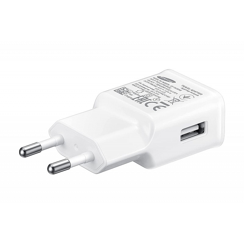 Samsung Ep-Ta20Iwecgin 15 W Single Port Fast Charger for Cellular Phones with USB Type C Cable - White