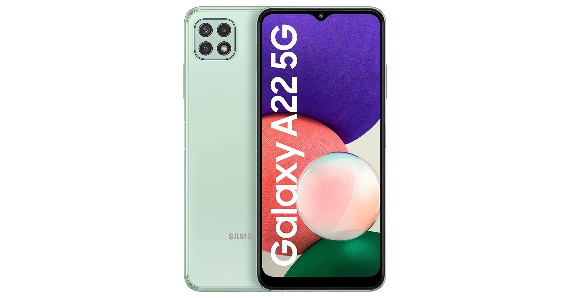 Samsung Galaxy A22 5G (Mint, 8GB RAM, 128GB Storage)