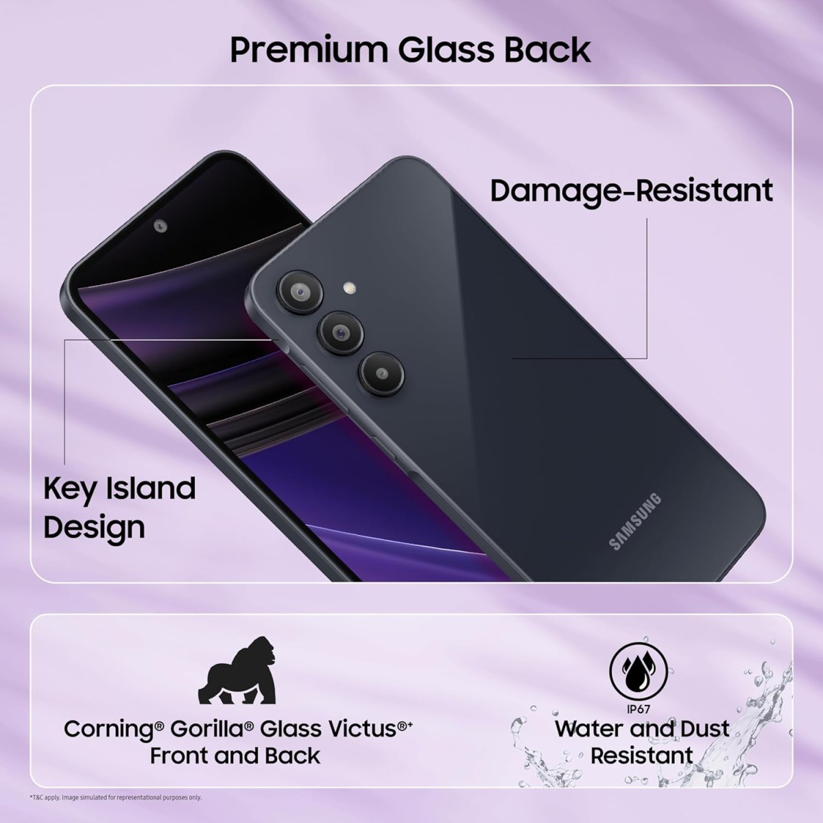 Samsung Galaxy A35 5G (Awesome Iceblue, 8GB RAM, 128GB Storage) Without Offer {open box}