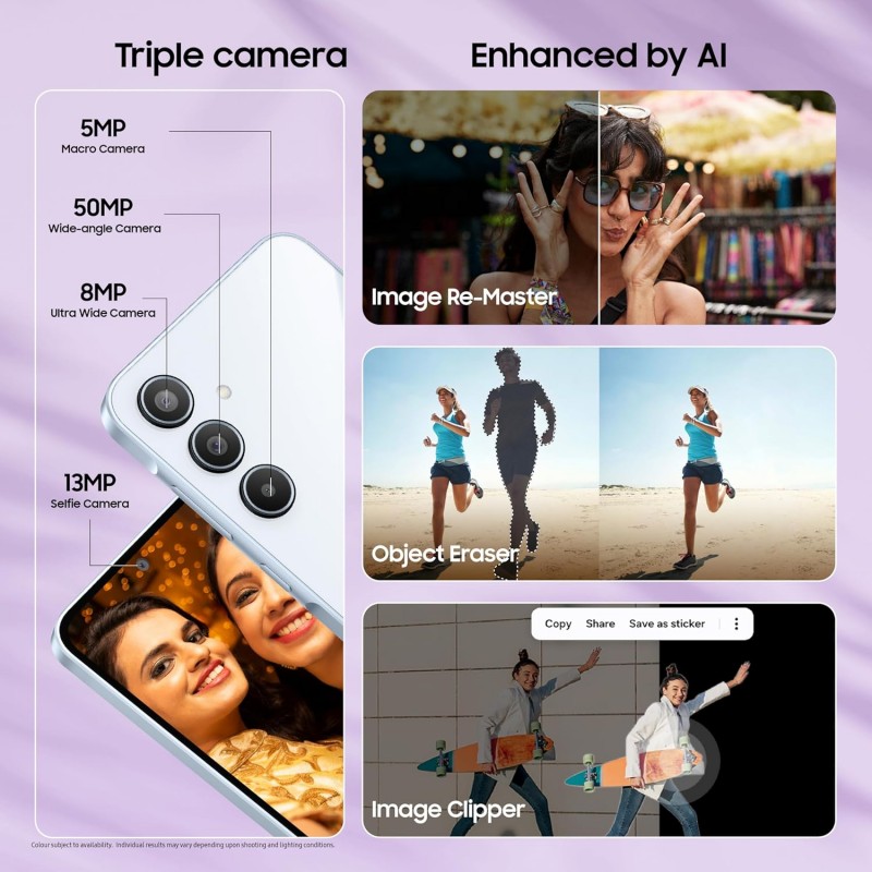 Samsung Galaxy A35 5G (Awesome Iceblue, 8GB RAM, 128GB Storage) Without Offer {open box} Samsung Galaxy A35 5G (Awesome Iceblue, 8GB RAM, 128GB Storage) Without Offer {open box}