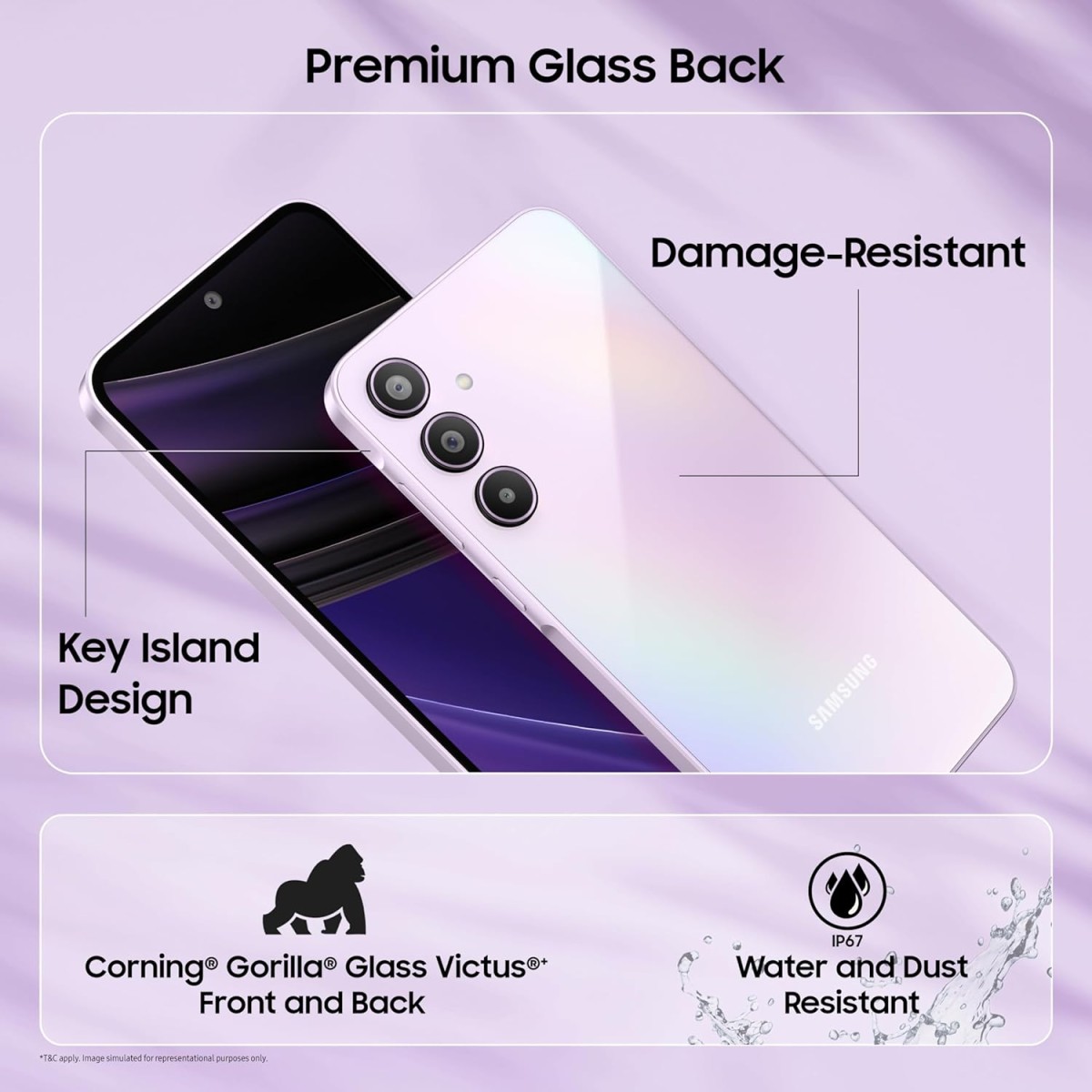 Samsung Galaxy A35 5G (Awesome Iceblue, 8GB RAM, 128GB Storage) Without Offer {open box}