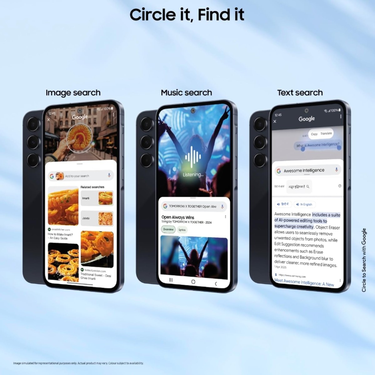 Samsung Galaxy A55 5G (Awesome Navy, 8GB RAM, 128GB Storage)