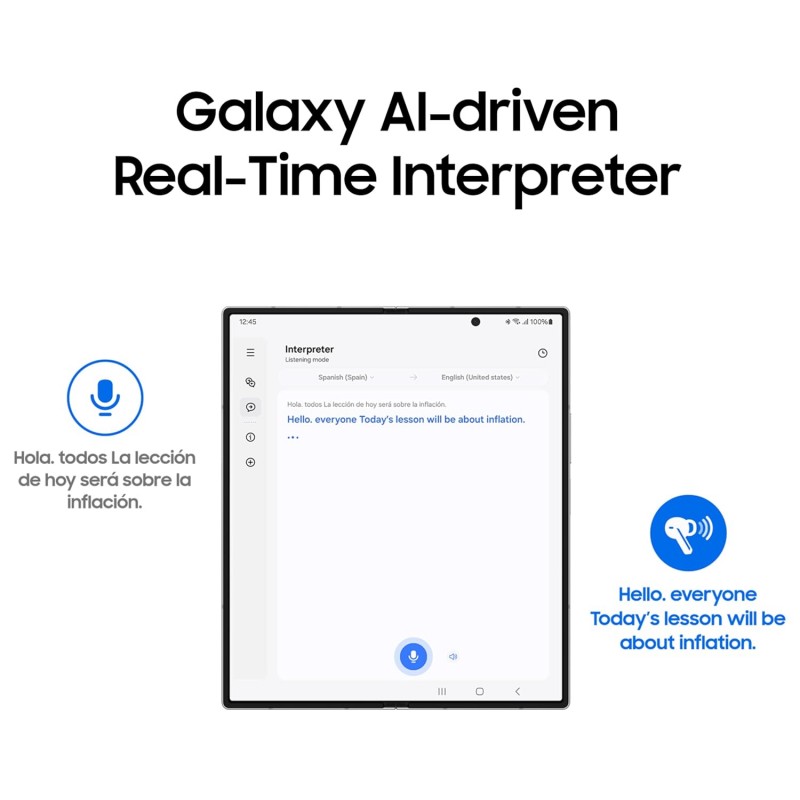 Samsung Galaxy Buds 3 Pro (Silver) with Galaxy AI | Adaptive ANC | Real-time Interpreter | 24-bit Hi-Fi Audio | Up to 37H Battery | IP57 Samsung Galaxy Buds 3 Pro (Silver) with Galaxy AI | Adaptive ANC | Real-time Interpreter | 24-bit Hi-Fi Audio | Up to 37H Battery | IP57