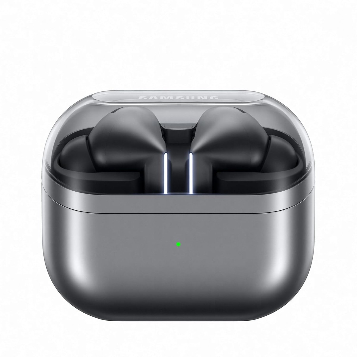 Samsung Galaxy Buds 3 Pro (Silver) with Galaxy AI | Adaptive ANC | Real-time Interpreter | 24-bit Hi-Fi Audio | Up to 37H Battery | IP57