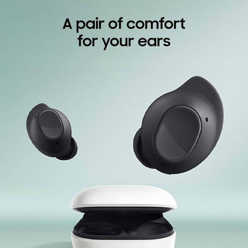 Samsung Galaxy Buds FE (White)| Powerful Active Noise Cancellation | Enriched Bass Sound | Ergonomic Design | 30-Hour Battery Life