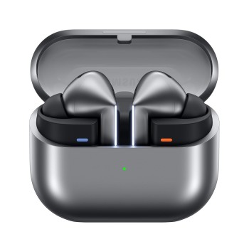 Samsung Galaxy Buds3 Pro Wireless Earbuds, Powered by Galaxy AI, IP57, Active Noise Cancellation, Adaptive Noise Control, 37hrs Battery, 360 Surround Sound, Pinch Controls, Galaxy Ecosystem, Silver Samsung Galaxy Buds3 Pro Wireless Earbuds, Powered by Galaxy AI, IP57, Active Noise Cancellation, Adaptive Noise Control, 37hrs Battery, 360 Surround Sound, Pinch Controls, Galaxy Ecosystem, Silver