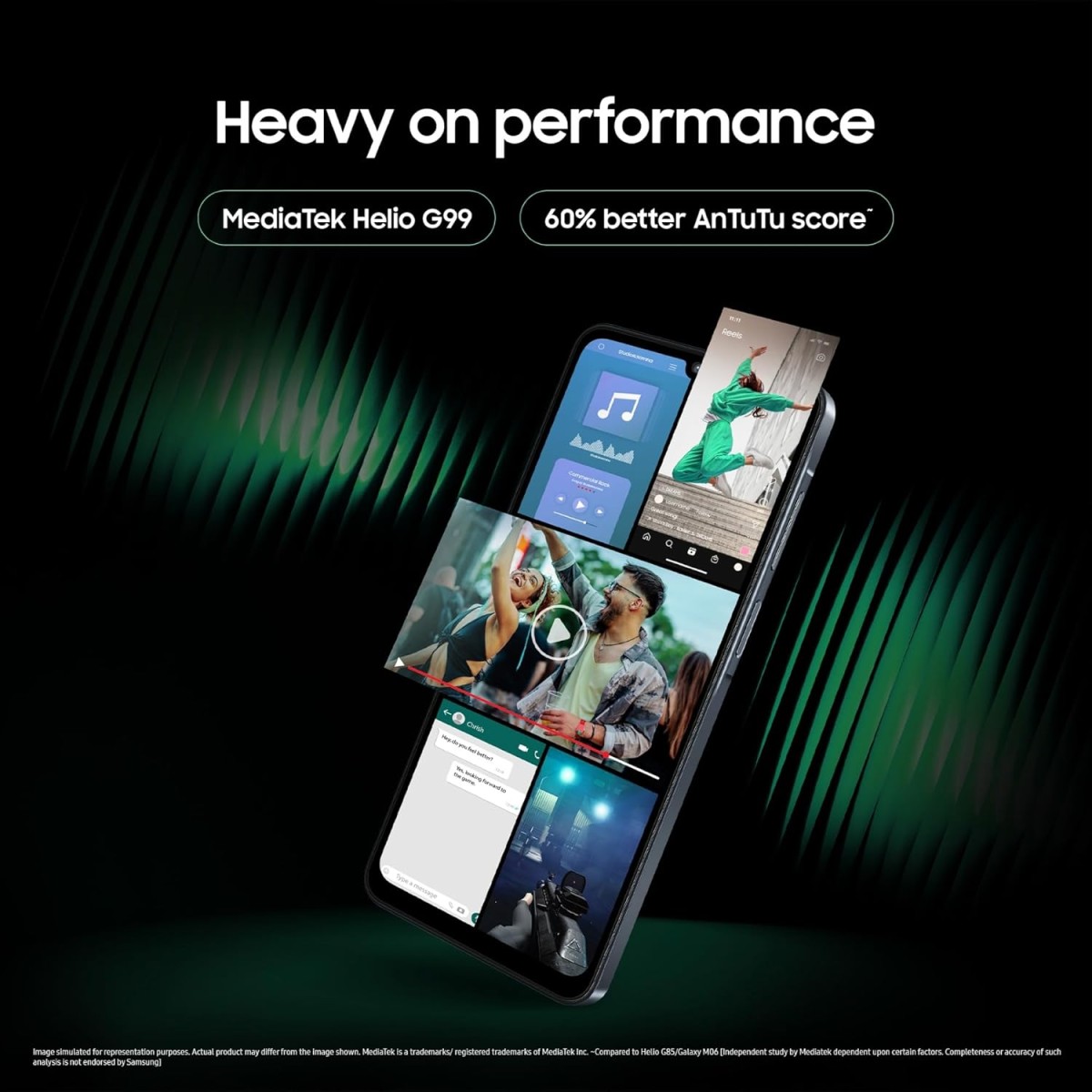 Samsung Galaxy M07 Mobile Black, 4GB RAM, 64GB Storage Samsung Galaxy M07 Mobile Black, 4GB RAM, 64GB Storage