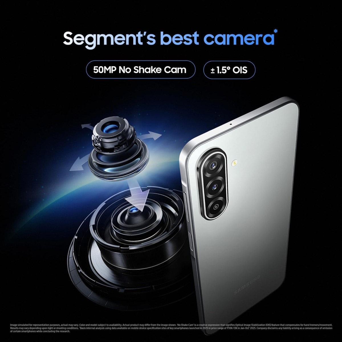 Samsung Galaxy M17 5G Mobile Sapphire Black, 6GB RAM, 128GB Storage Samsung Galaxy M17 5G Mobile Sapphire Black, 6GB RAM, 128GB Storage