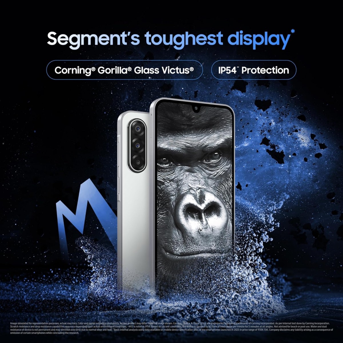 Samsung Galaxy M17 5G Mobile Sapphire Black, 6GB RAM, 128GB Storage Samsung Galaxy M17 5G Mobile Sapphire Black, 6GB RAM, 128GB Storage