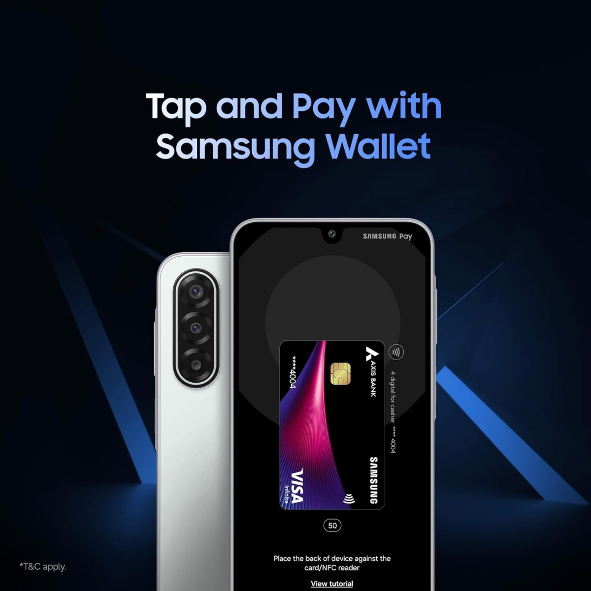 Samsung Galaxy M17 5G Mobile Sapphire Black, 6GB RAM, 128GB Storage Samsung Galaxy M17 5G Mobile Sapphire Black, 6GB RAM, 128GB Storage