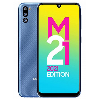 Samsung Galaxy M21 2021 Edition Arctic Blue, 6GB RAM, 128GB Storage (Refurbished)