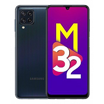 Samsung Galaxy M32 (Black, 6GB RAM, 128GB | FHD+ sAMOLED 90Hz Display | 6000mAh Battery | 64MP Quad Camera