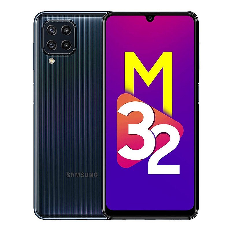 Samsung Galaxy M32 (Black, 6GB RAM, 128GB | FHD+ sAMOLED 90Hz Display | 6000mAh Battery | 64MP Quad Camera