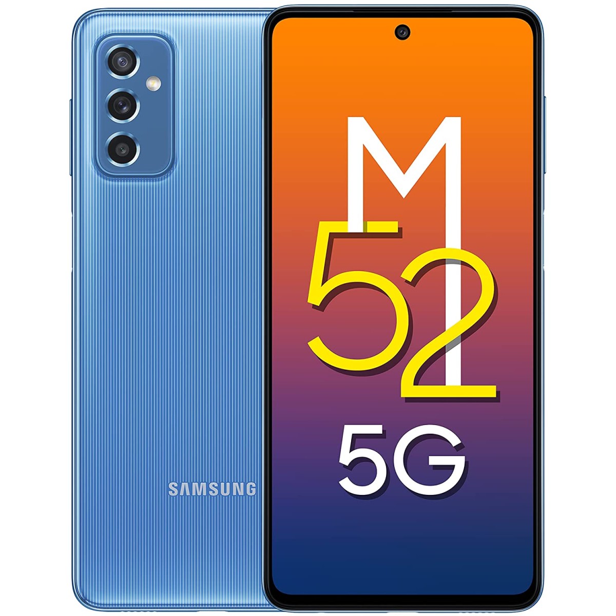 Samsung Galaxy M52 5G (ICY Blue, 6GB RAM, 128GB Storage) refurbished