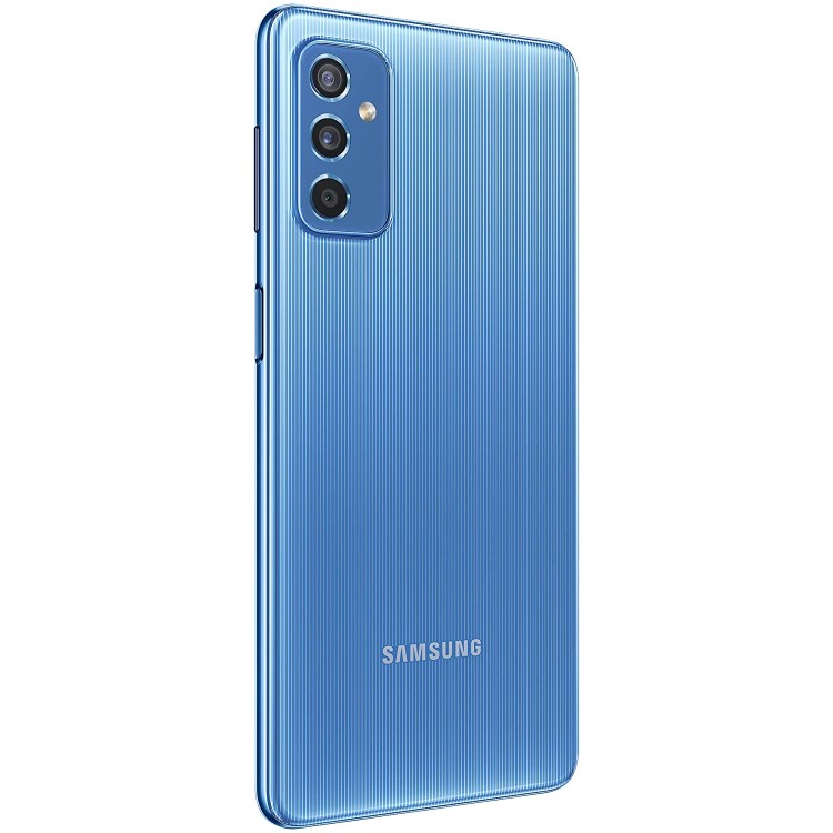 Samsung Galaxy M52 5G (ICY Blue, 8GB RAM, 128GB Storage) Refurbished