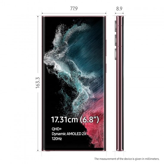 Samsung Galaxy S22 Ultra 5G (Phantom Black, 12GB, 256GB Storage) with No Cost EMI/Additional Exchange Offers