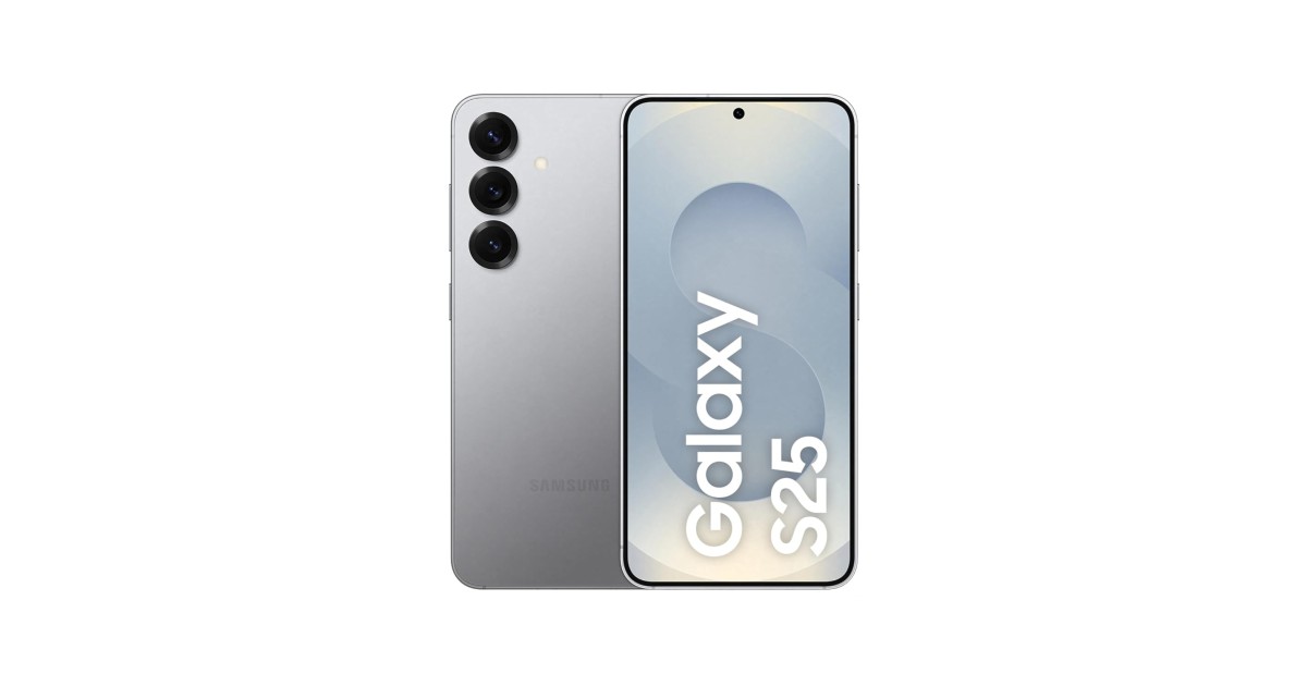 Samsung Galaxy S25 5G Smartphone with Galaxy AI Silver Shadow