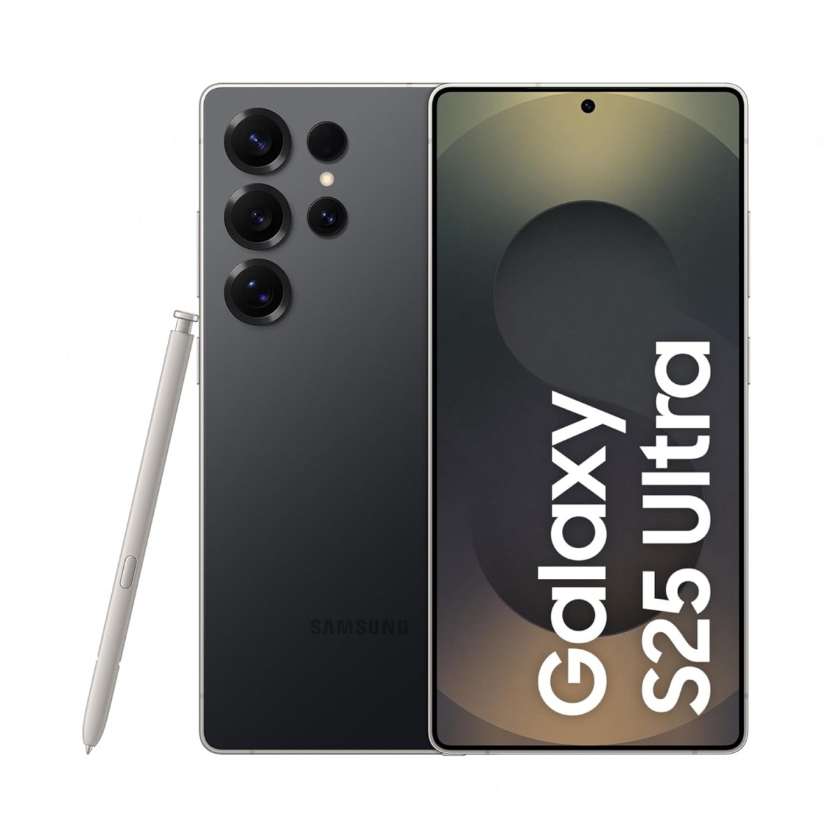 Samsung Galaxy S25 Ultra 5G AI Smartphone (Titanium Black, 12GB RAM, 256GB Storage)
