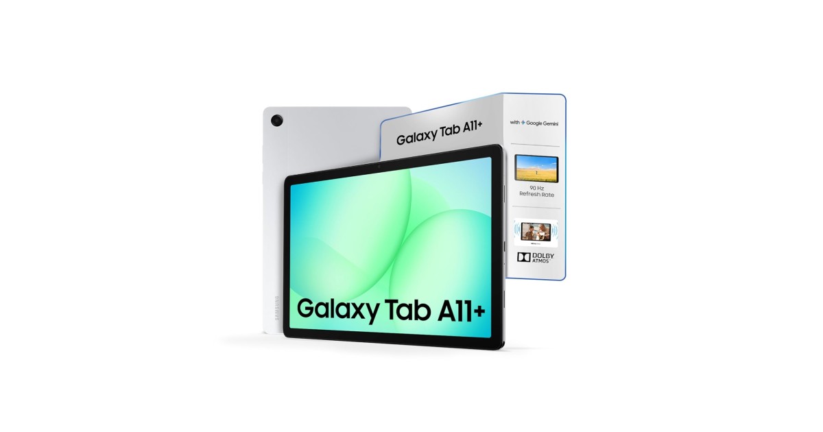 Samsung Galaxy Tab A11+, 27.82 cm (11 inch) Display, 6 GB RAM, 128