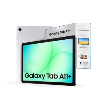 Samsung Galaxy Tab A11+, 27.82 cm (11 inch) Display, 6 GB RAM, 128 GB Storage, 90Hz Refresh Rate, AI with Google Gemini, Dolby Atmos, Quad Speakers, Wi-Fi + 5G Tablet, Silver Samsung Galaxy Tab A11+, 27.82 cm (11 inch) Display, 6 GB RAM, 128 GB Storage, 90Hz Refresh Rate, AI with Google Gemini, Dolby Atmos, Quad Speakers, Wi-Fi + 5G Tablet, Silver