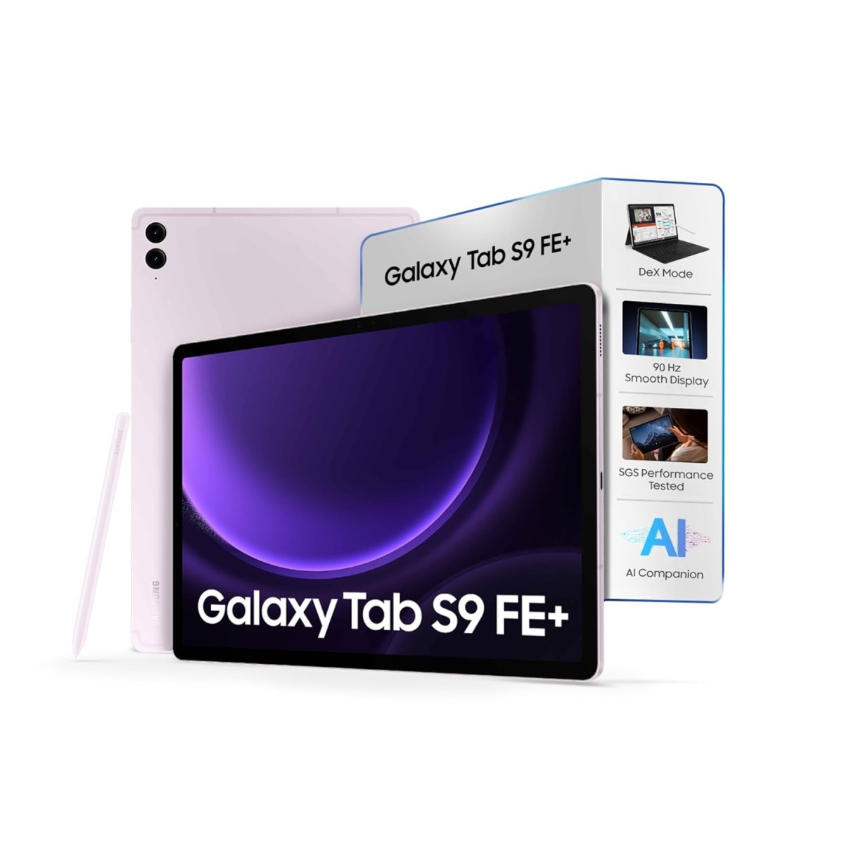Samsung Galaxy Tab S9 FE+ 31.50 cm (12.4 inch) Display, RAM 8 GB, ROM 128 GB Expandable, S Pen in-Box, Wi-Fi, IP68 Tablet, Gray Samsung Galaxy Tab S9 FE+ 31.50 cm (12.4 inch) Display, RAM 8 GB, ROM 128 GB Expandable, S Pen in-Box, Wi-Fi, IP68 Tablet, Gray