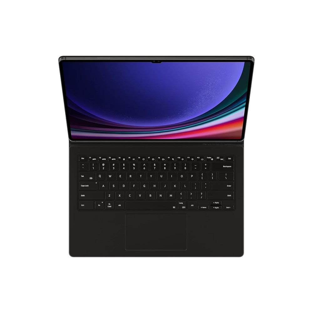 Samsung Galaxy Tab S10 Ultra, S9 Ultra Book Cover Keyboard, Black